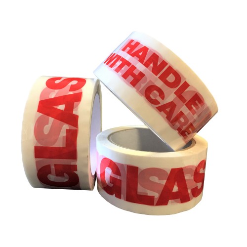 GLASS HANDLE WITH CARE - PP Packing Tape