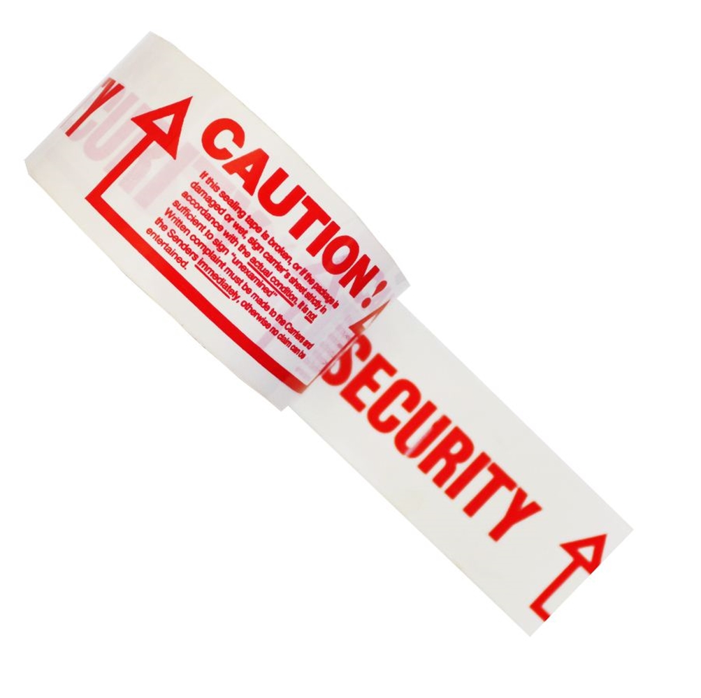 Security Damaged Packaging Warning PVC Packing Tape Campbell