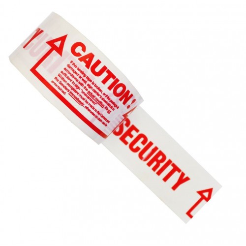 Security Damaged Packaging Warning - PVC Packing Tape