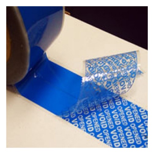 Tamper Evident / Proof Security Warranty Void Tape - 50mmx50m Blue