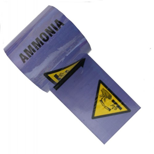 AMMONIA (NH3) - Colour Printed Pipe Identification (ID) Tape