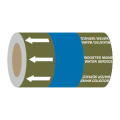Boosted Mains Water Service (Arrows) - 275mm Banded Pipe Identification (ID) Tape
