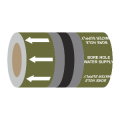 Bore Hole Water Supply (Arrows) - 275mm Banded Pipe Identification (ID) Tape