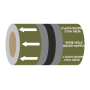 Bore Hole Water Supply (Arrows) - 275mm Banded Pipe Identification (ID) Tape