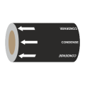 Condense (Arrows) - 275mm Banded Pipe Identification (ID) Tape