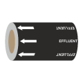 Effluent (Arrows) - 275mm Banded Pipe Identification (ID) Tape