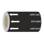 Effluent (Arrows) - 275mm Banded Pipe Identification (ID) Tape
