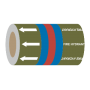 Fire Hydrant (Arrows) - 275mm Banded Pipe Identification (ID) Tape