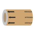 Nitrogen (Arrows) - 275mm Banded Pipe Identification (ID) Tape