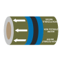 Non Potable Water (Arrows) - 275mm Banded Pipe Identification (ID) Tape