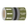 Reclaimed Water (Arrows) - 275mm Banded Pipe Identification (ID) Tape