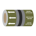 Recycled Water (Arrows) - 275mm Banded Pipe Identification (ID) Tape
