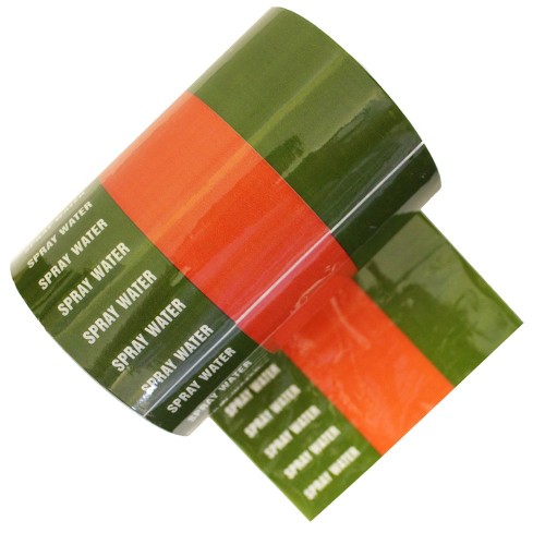 SPRAY WATER - Banded Pipe Identification ID Tape