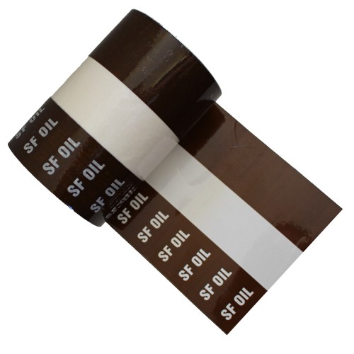 SF OIL - Banded Pipe Identification (ID) Tape