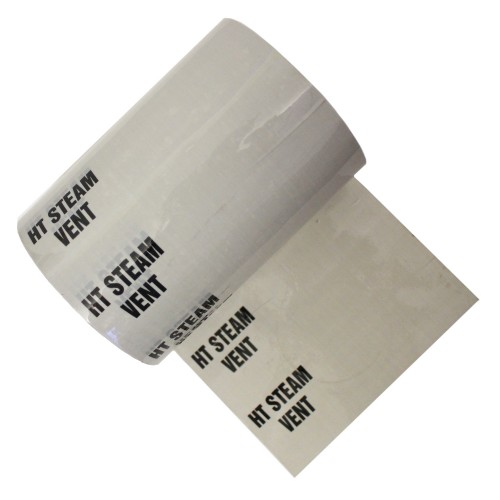 HT STEAM VENT - Banded Pipe Identification ID Tape