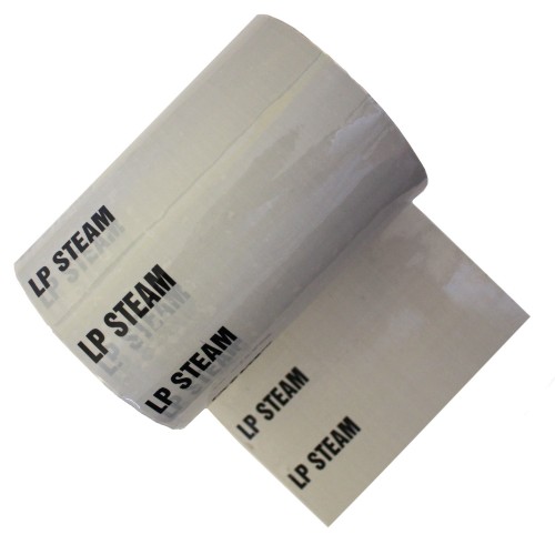 LP STEAM - Banded Pipe Identification ID Tape