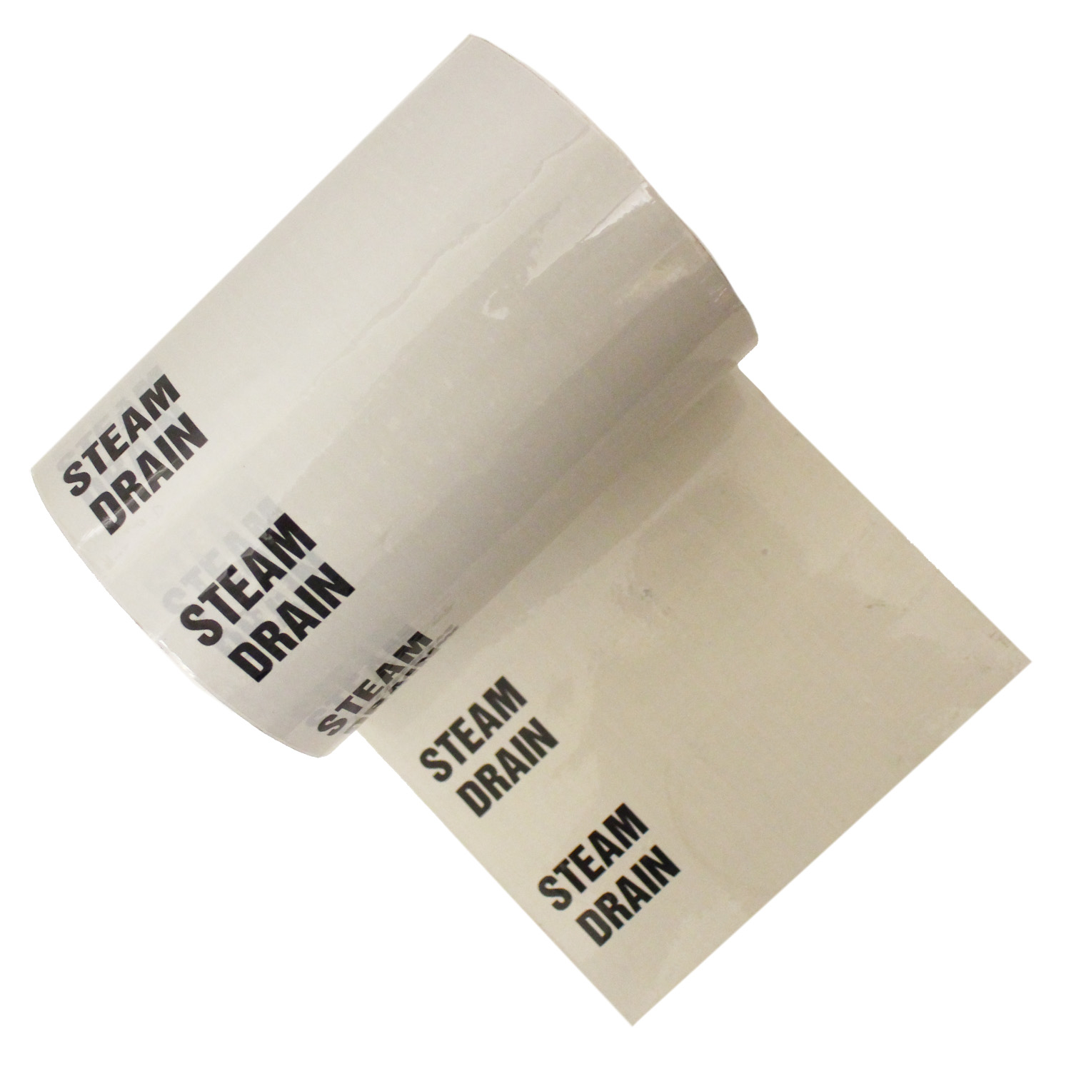 STEAM DRAIN Banded Pipe ID Identification Tape Campbell