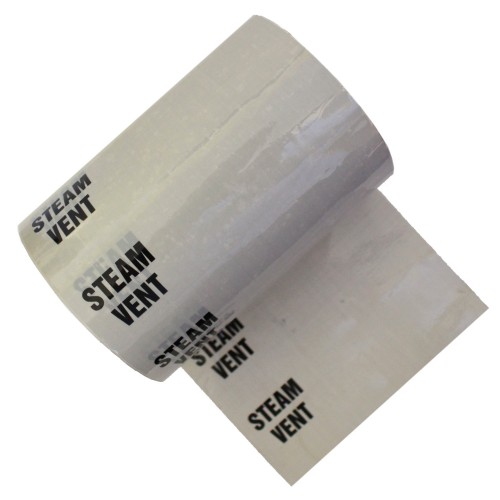 STEAM VENT - Banded Pipe ID Identification Tape