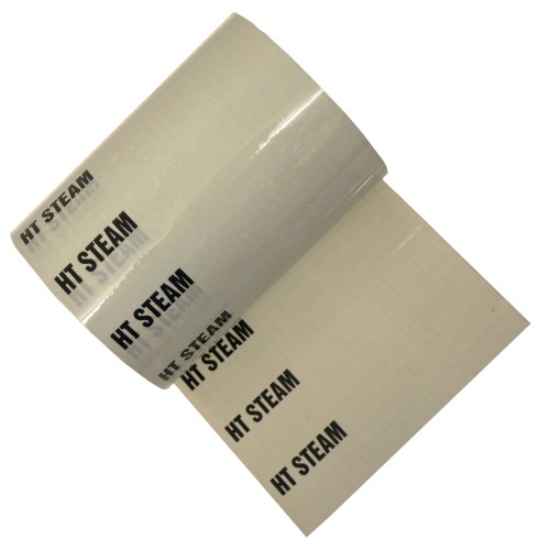 HT STEAM - Banded Pipe Identification ID Tape