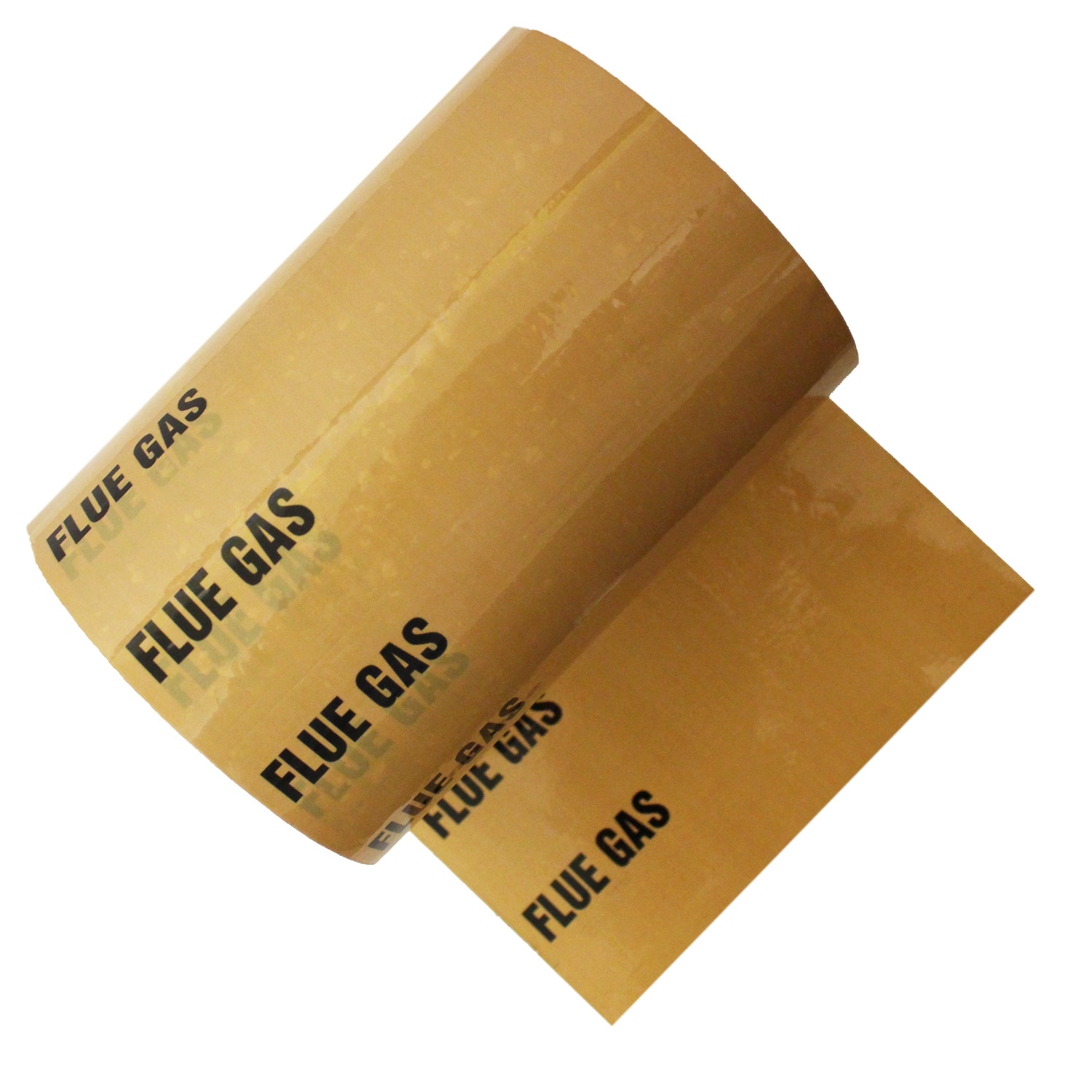 FLUE GAS Colour Printed Pipe Identification (ID) Tape Campbell