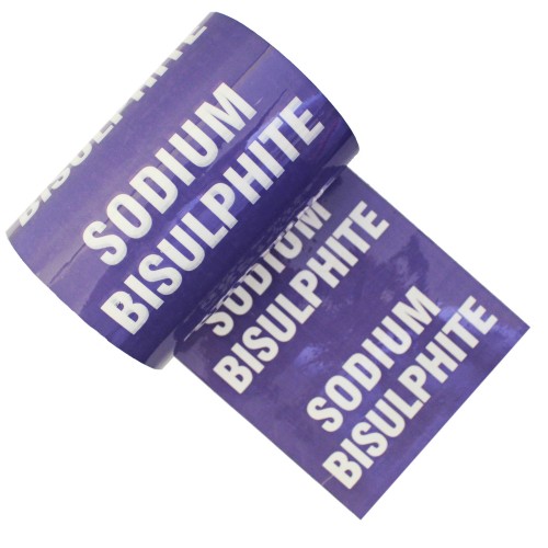 SODIUM BISULPHITE (NaHSO3) - Colour Printed Pipe Identification (ID) Tape