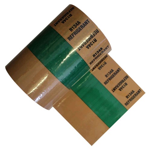 R134A REFRIDGERANT - Banded Pipe Identification (ID) Tape