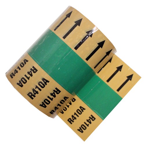 R410A (Arrows) - Banded Pipe Identification (ID) Tape