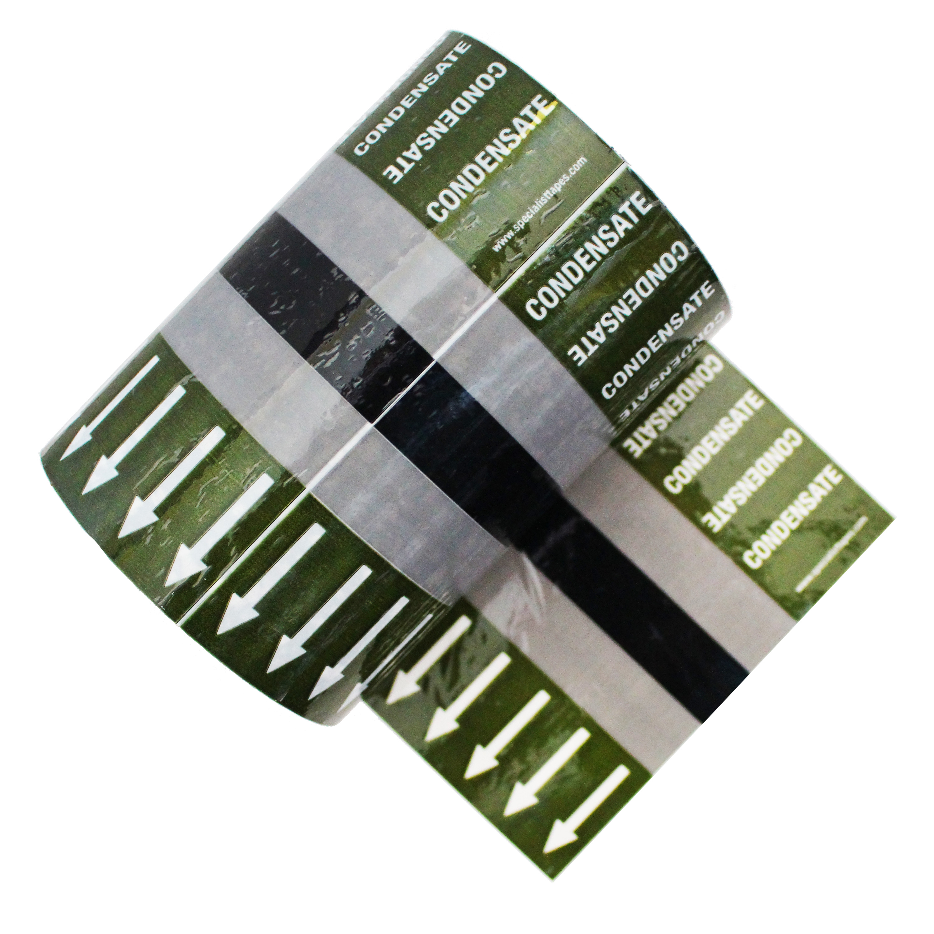 CONDENSATE Banded Pipe Identification ID Tape Campbell International