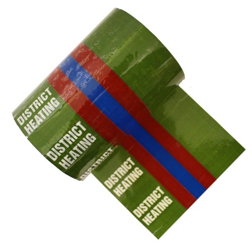 DISTRICT HEATING - Banded Pipe Identification ID Tape