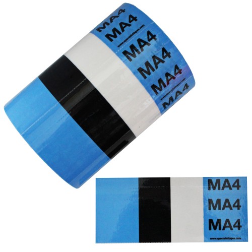MA4 (Medical Air 4) - Medical Pipe Identification (ID) Labels