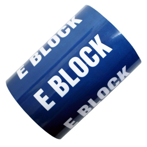E BLOCK - All Weather Pipe Identification (ID) Tape