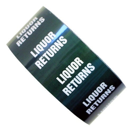 LIQUOR RETURNS - All Weather Pipe Identification (ID) Tape