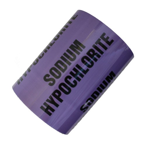 SODIUM HYPOCHLORITE (NaClO) - All Weather Pipe Identification (ID) Tape