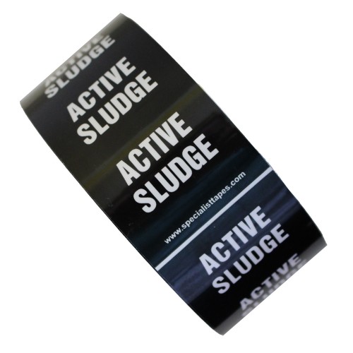 ACTIVE SLUDGE - All Weather Pipe Identification (ID) Tape