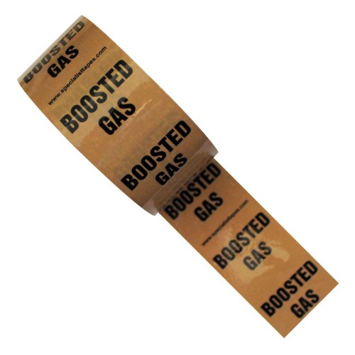 BOOSTED GAS - Colour Printed Pipe Identification (ID) Tape