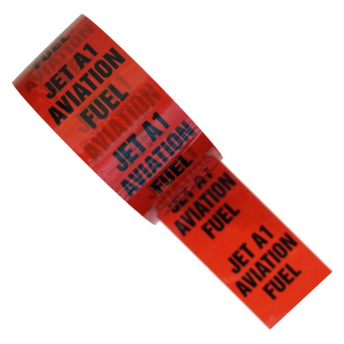 JET A1 AVIATION FUEL - Colour Printed Pipe Identification (ID) Tape