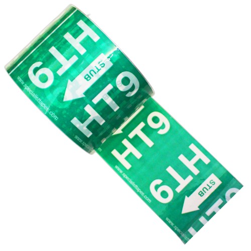 HT9 STUB - Colour Printed Pipe Identification (ID) Tape