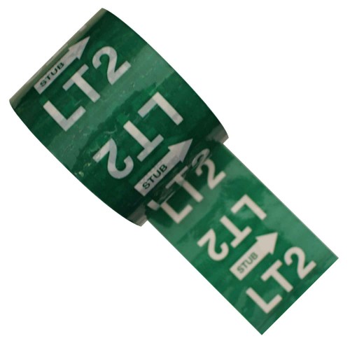 LT2 STUB (Arrows) - Colour Printed Pipe Identification (ID) Tape