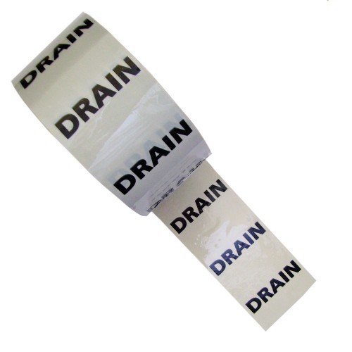 DRAIN - Colour Printed Pipe Identification (ID) Tape