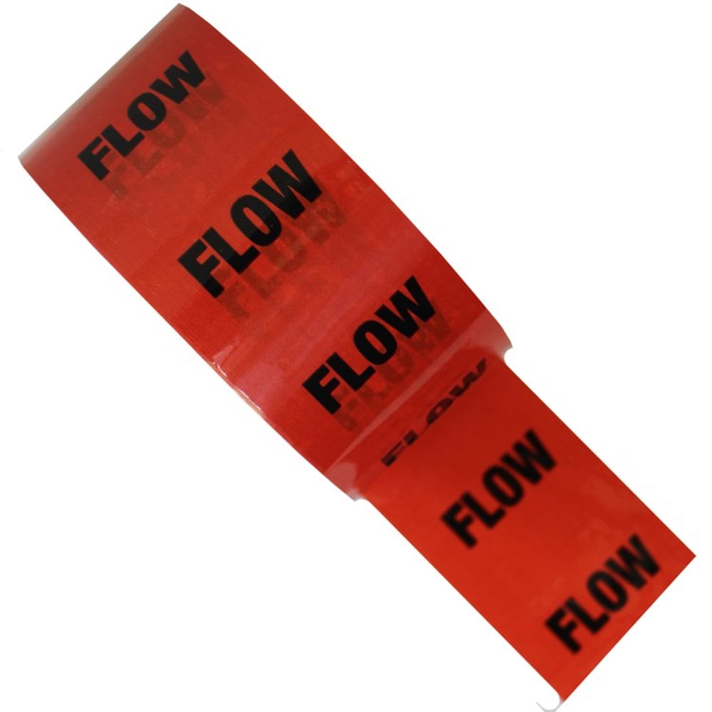FLOW Colour Printed Pipe Identification (ID) Tape Campbell