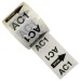 AC1 STUB (Arrows) (96mm) - White Printed Pipe Identification (ID) Tape