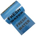 FRESH WATER - Indoor Colour Printed Pipe Identification (ID) Tape 