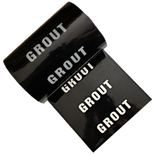 GROUT - Indoor Colour Printed Pipe Identification (ID) Tape 