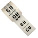 CU WATER - Indoor White Printed Pipe Identification (ID) Tape