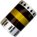 ISO 5024 - DIESEL FUEL (Arrows) - Banded Marine All Weather Pipe Identification (ID) Tape