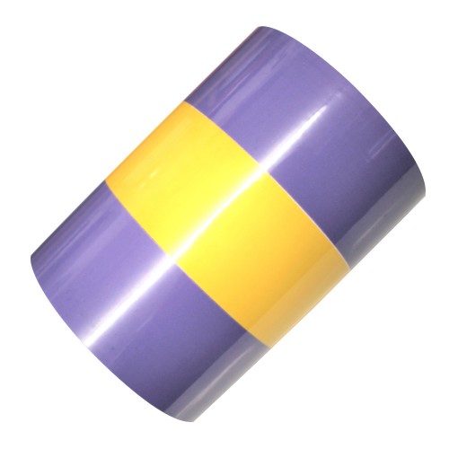 VIOLET 22C37 / YELLOW 10E53 - All Weather Pipe Identification (ID) Tape