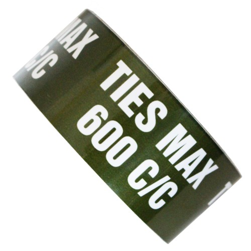 TIES MAX 600 C/C - All Weather Pipe Identification (ID) Tape