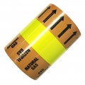 NATURAL GAS (Arrows) - All Weather Pipe Identification (ID) Tape