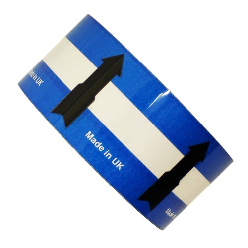 Arrows on Blue / White - All Weather Pipe Identification (ID) Tape