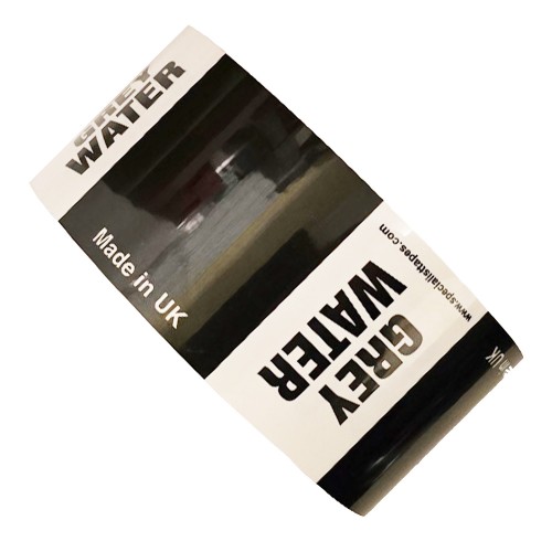 GREY WATER - All Weather Pipe Identification (ID) Tape